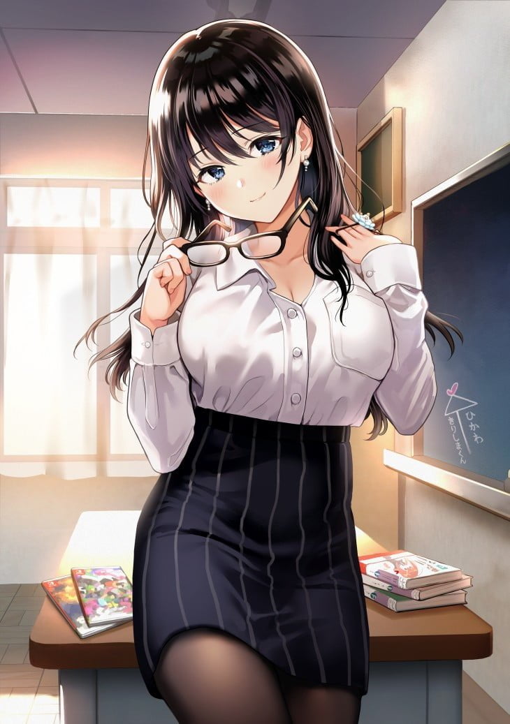 【非・微エロ】なんでも教えてくれる女教師の二次画像まとめ その2【先生/教員】のトップ画像