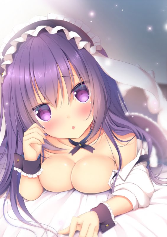 【非・微エロ】日曜日の紫髪美少女画像まとめ その３５